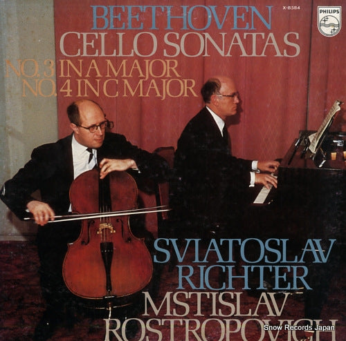 ROSTROPOVICH, MSTISLAV beethoven; cello sonatas no.3 & 4 X-8584