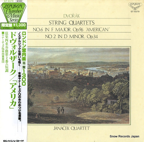JANACEK QUARTET dvorak; string quartets no.6 in f major, op.96 "american" GT9379