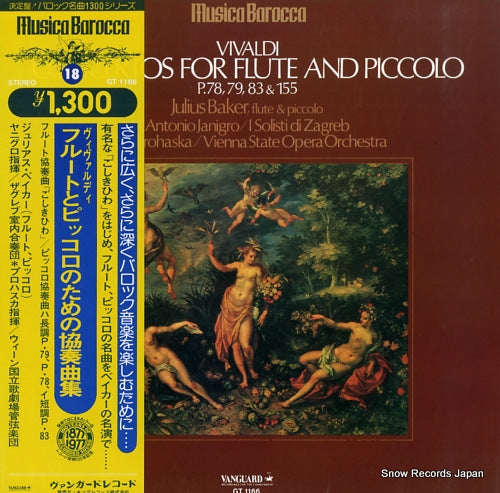 BAKER, JULIUS vivaldi; concertos for flute and piccolo GT1166