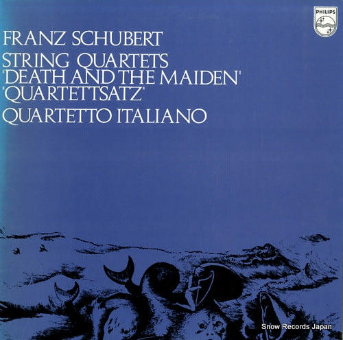 QUARTETTO ITALIANO schubert; string quartets "death and the maiden" 13PC-115