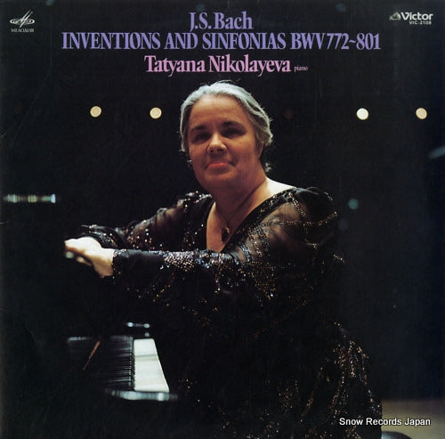 NIKOLAYEVA, TATYANA bach; inventions and sinfonias bwv772-801 VIC-2109
