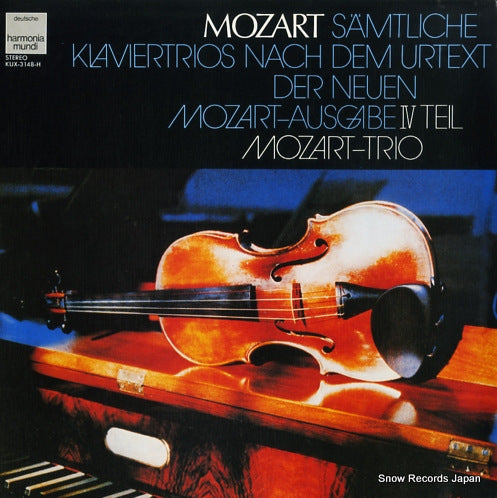DAS MOZART TRIO mozart; samtliche klaviertrios iv teil KUX-3148-H