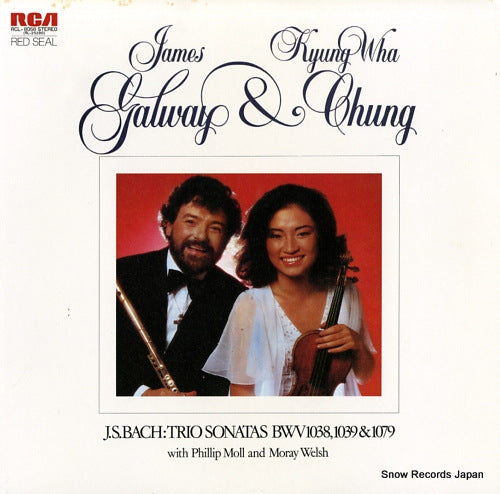 GALWAY, JAMES, AND KYUNG WHA CHUNG j.s.bach; three trio sonatas RCL-8056