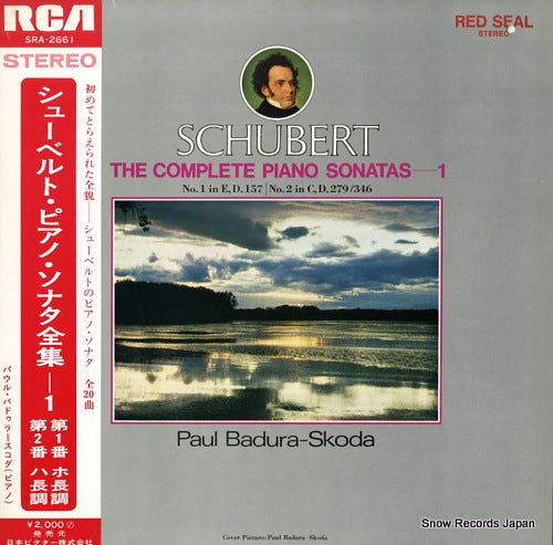 BADURA-SKODA, PAUL schubert; the complete piano sonatas 1 SRA-2661
