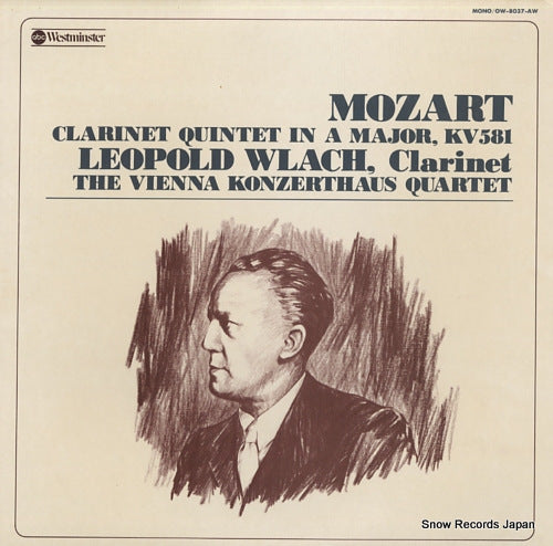 WLACH, LEOPOLD mozart; clarinet quintet OW-8037-AW