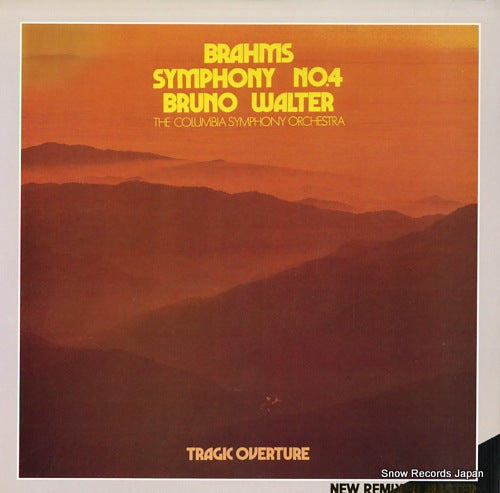 WALTER, BRUNO brahms; symphony no.4 20AC1819