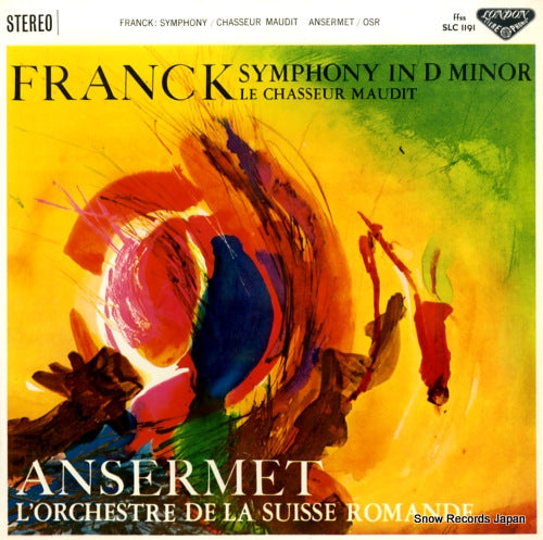 ANSERMET, ERNEST franck; symphony in d minor SLC1191