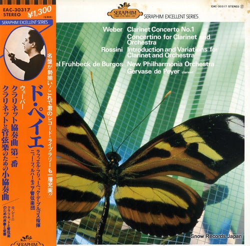 FRUHBECK DE BURGOS, RAFAEL weber; clarinet concerto no.1 EAC-30317