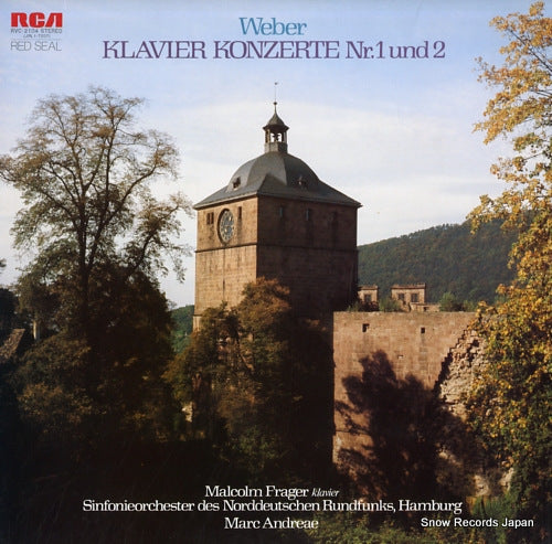 FRAGER, MALCOLM weber; klavier konzerte nr.1 und 2 RVC-2104