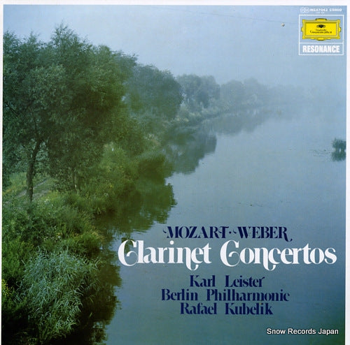 KUBELIK, RAFAEL mozart / weber; clarinet concertos MGX7043