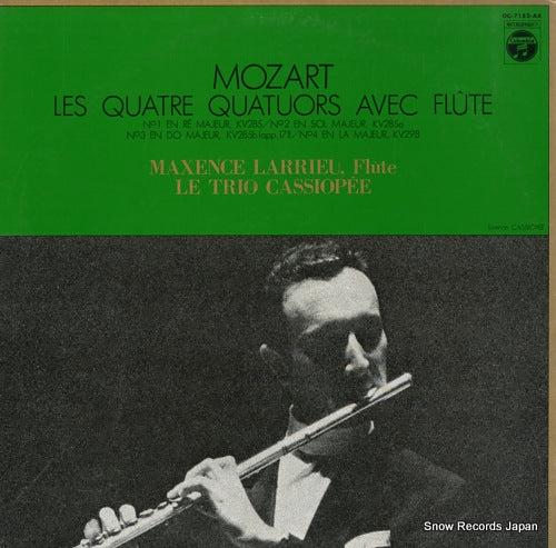 LARRIEU, MAXENCE mozart; les quatre quatuors avec flute OC-7152-AX