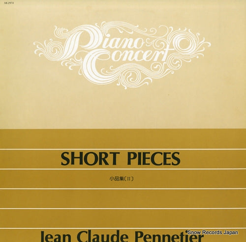 PENNETIER, JEAN CLAUDE piano concert / short pieces MI-2974