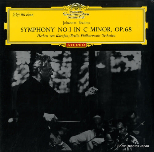 KARAJAN, HERBERT VON brahms; symphony no.1 MG2065