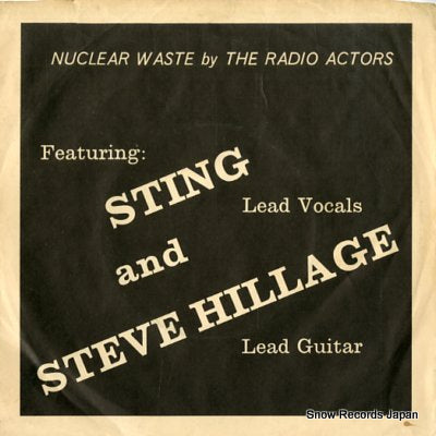 RADIO ACTORS, THE nuclear waste DBS5
