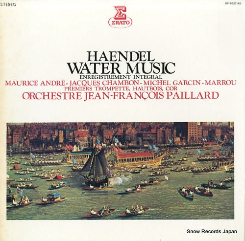 PAILLARD, JEAN-FRANCOIS haendel water music OP-7027-RE