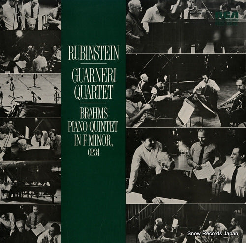 RUBINSTEIN, ARTUR brahms; piano quintet in f minor op.34 SRA-2867