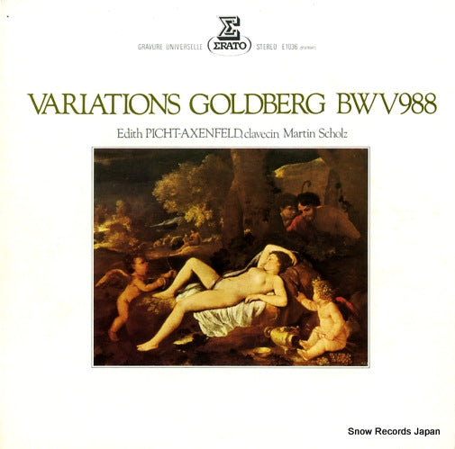 PICHT-AXENFELD, EDITH bach; variations goldberg, bwv 988 E1036