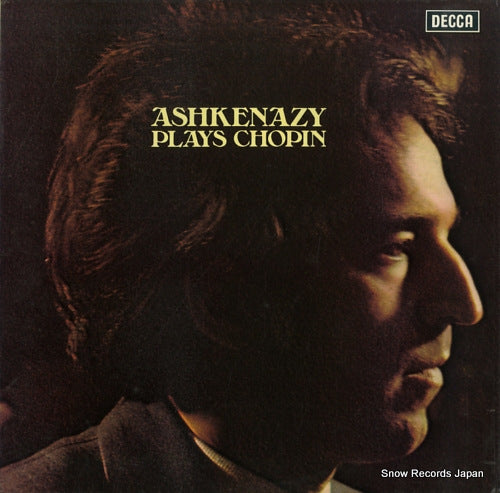 ASHKENAZY, VLADIMIR ashkenazy plays chopin SXL6693