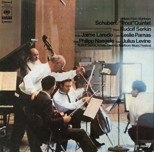 SERKIN, RUDOLF schubert; "trout" quintet SOCL23