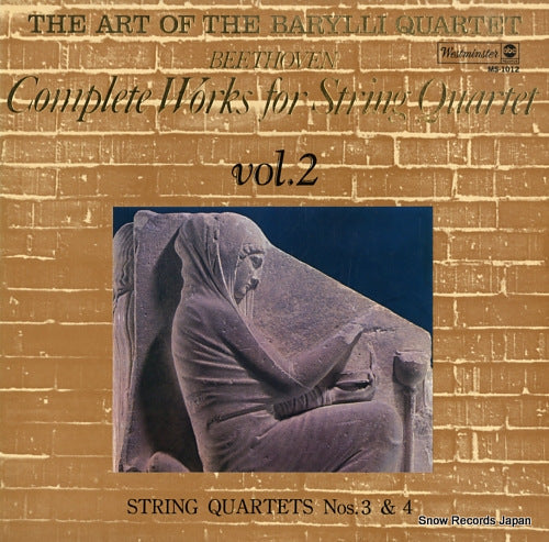 BARYLLI QUARTET beethoven; complete works for string quartet vol.2 MS-1012