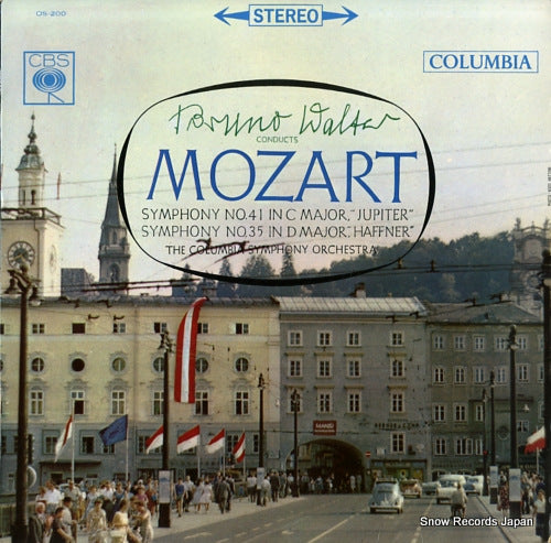 WALTER, BRUNO mozart; symphony no.41, in c major, "jupiter" OS-200