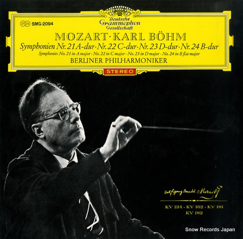 BOHM, KARL mozart; symphonien nr.21nr.22nr.23nr.24 SMG-2094