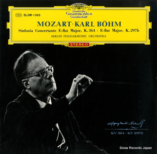 BOHM, KARL mozart; sinfonia concertante e-flat major, k.364 SLGM-1365