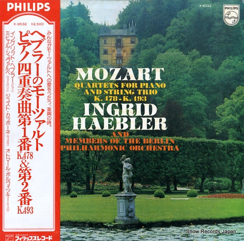 HAEBLER, INGRID mozart; quartets for piano and string trio k.478-k.493 X-8532