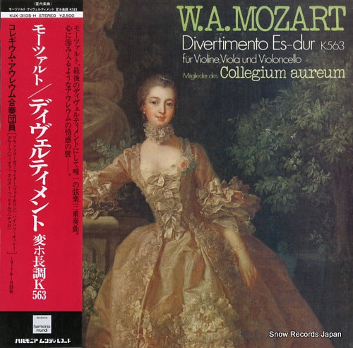 COLLEGIUM AUREUM mozart; divertimento es-dur k563 KUX-3105-H