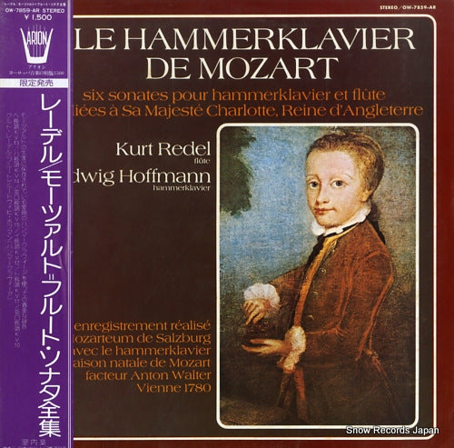 REDEL, KURT mozart; six sonatas pour hammerklavier et flute OW-7859-AR