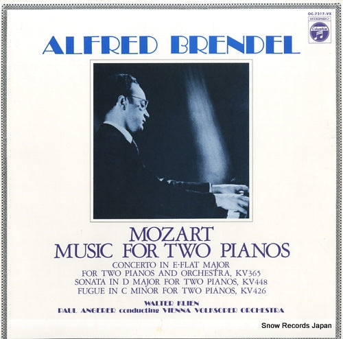 BRENDEL, ALFRED mozart; music for two pianos OC-7217-VX
