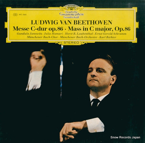 RICHTER, KARL beethoven; messe c-dur op.86 MG2243