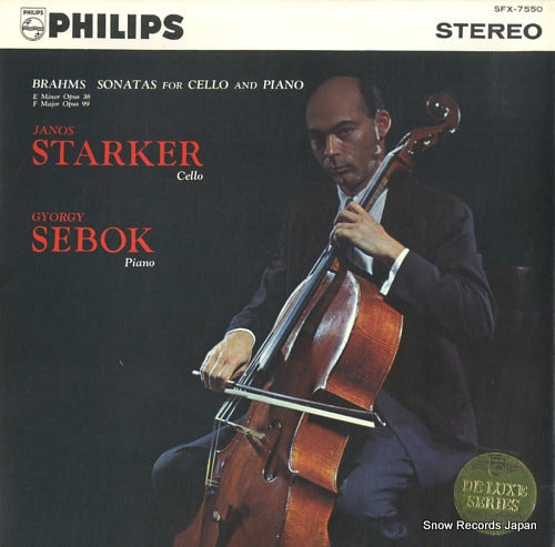 STARKER, JANOS brahms; sonatas for cello and piano SFX-7550