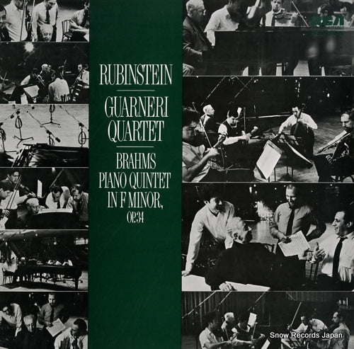RUBINSTEIN, ARTUR brahms; piano quintet in f minor op.34 SRA-2867