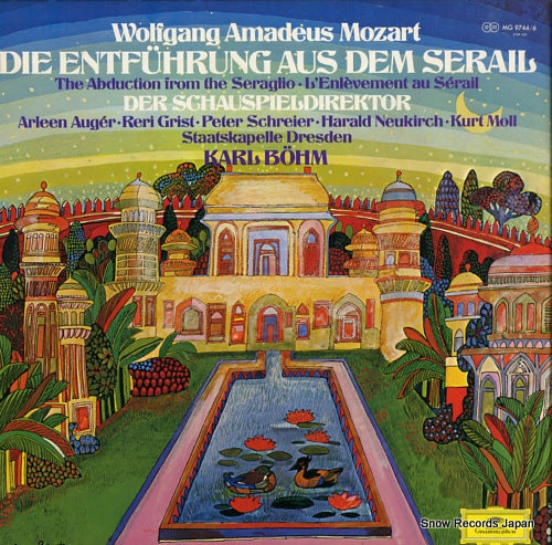 BOHM, KARL mozart; die entfuhrung aus dem serail MG9744/6