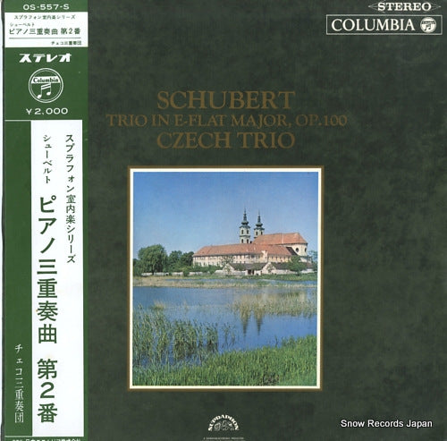 CZECH TRIO schubert; trio in e-falt major, op.100 OS-557-S