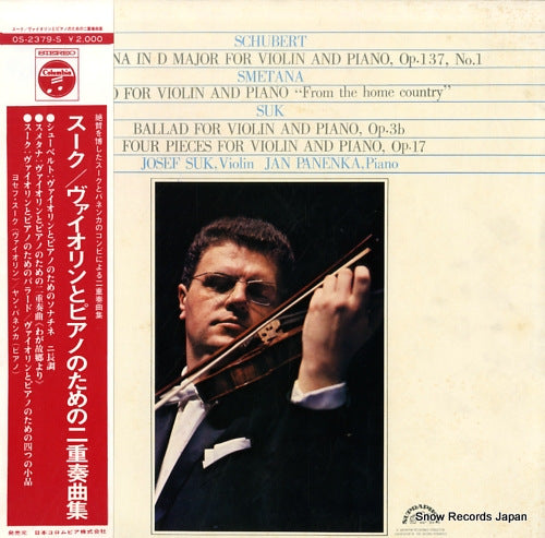 SUK, JOSEF schubert; sonatina in d major for violin and piano, op.137, no.1 OS-2379-S