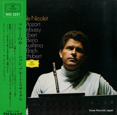 NICOLET, AURELE mozart; partita bwv1013 / sonate fur klavier und flote bwv13 MG2231