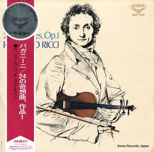 RICCI, RUGGIERO paganini; 24 caprices,op.1 SLC1724