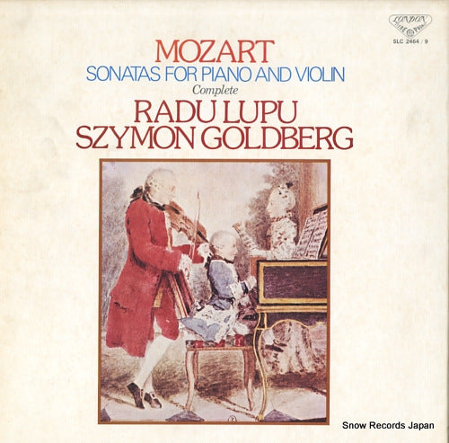 LUPU, RADU mozart; sonatas for piano and violin complete SLC2464/9