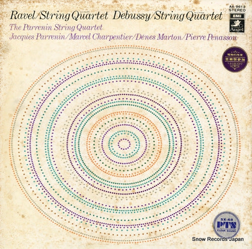 PARRENIN STRING QUARTET, THE ravel; string quartet / debussy; string quartet AA-9613