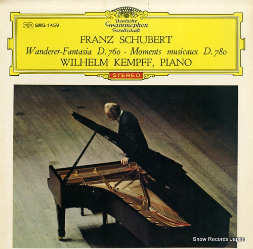 KEMPFF, WILHELM schubert; wanderer-fantasia d.760 SMG-1459