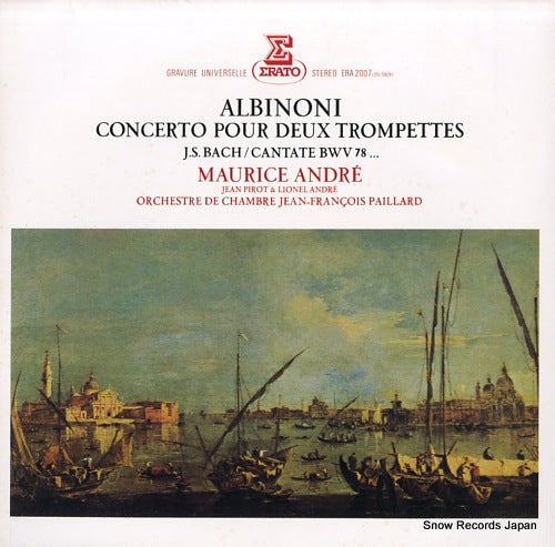 ANDRE, MAURICE albinoni; concerto pour deux trompettes ERA2007