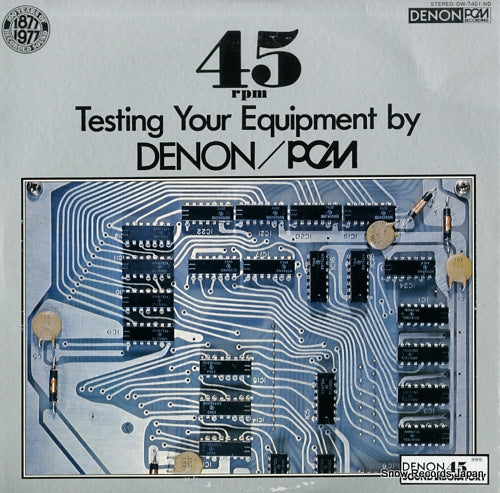DENON/PCM testing your equipment OW-7401-ND
