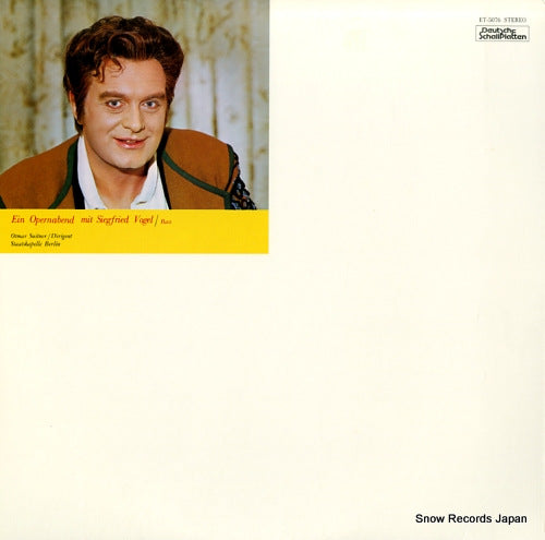 VOGEL, SIEGFRIED ein opernabend mit siegfried vogel ET-5076