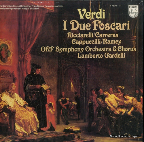 GARDELLI, LAMBERTO verdi; i due foscari X-7820-21