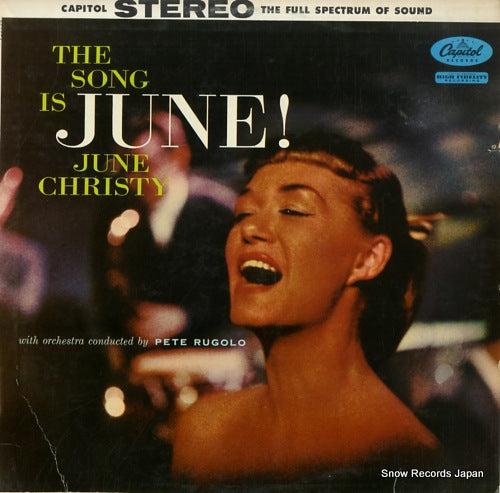 CHRISTY, JUNE the song is june ST1114