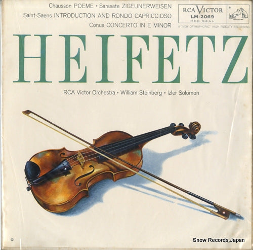 HEIFETZ, JASCHA chausson; poeme, op.25 LM-2069