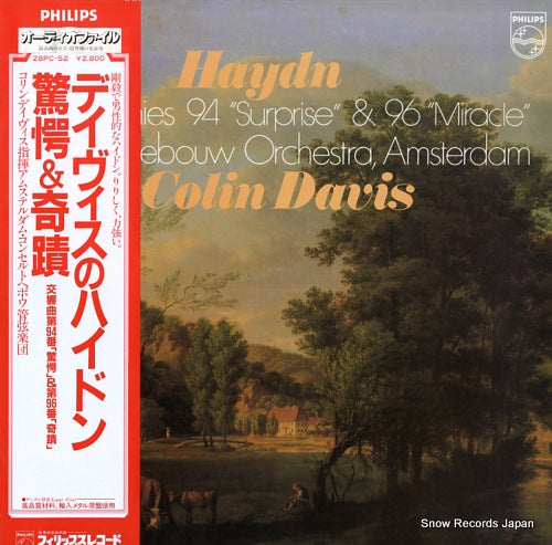 DAVIS, COLIN haydn; symphonies 94 "surprise" & 96 "miracle" 28PC-52