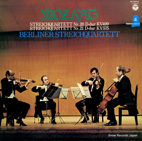 BERLINER STREICHQUARTETT mozart; streichquartett nr.20 & 21 OC-7294-K